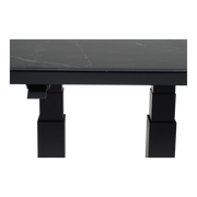 Loungetafel verstelbaar Monte Carlo Negro 140x80cm