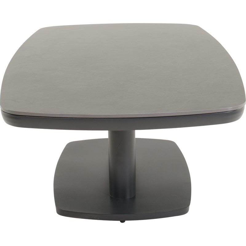 Loungetafel verstelbaar Geneva Deens ovaal 135x83cm