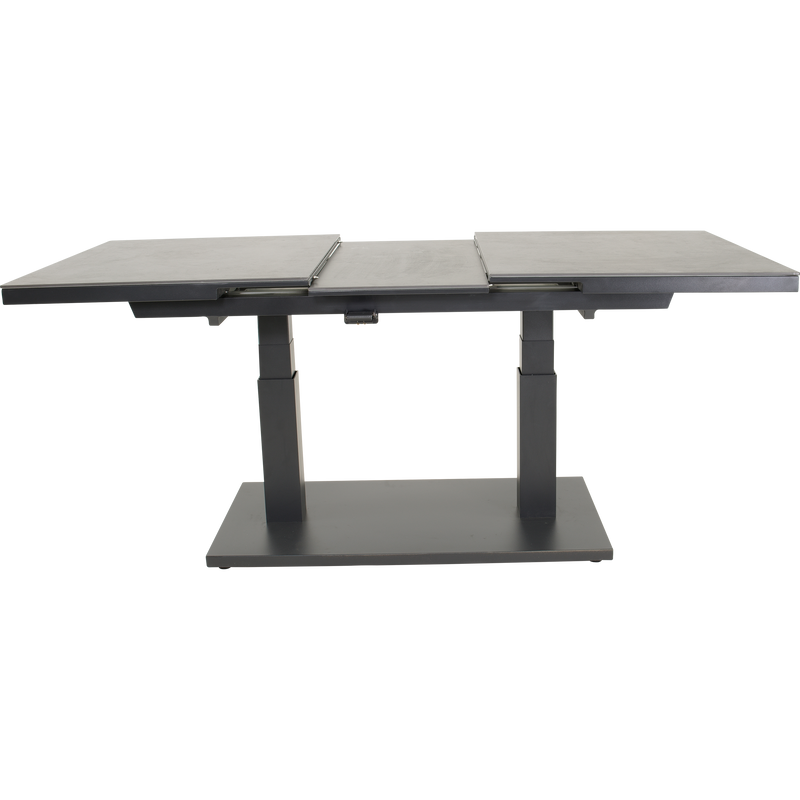 Uittrektafel verstelbaar Geneva  140/180x85x54/75,5cm