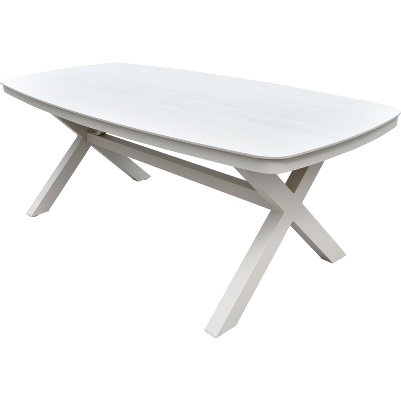 Tafel Davos Crema Deens ovaal 200x100cm