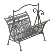 Tijdschriften houder Viva la vida grey wash