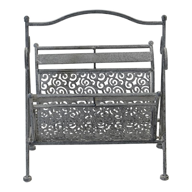 Tijdschriften houder Viva la vida grey wash