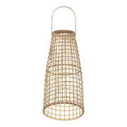 Lantaarn Anzu naturel met LED, S/2