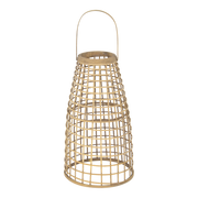 Lantaarn Anzu naturel met LED, S/2