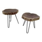 Houten bijzettafeltje Dylan, S/2