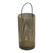 Kaarsenhouder Noah groot goud ø18x48cm