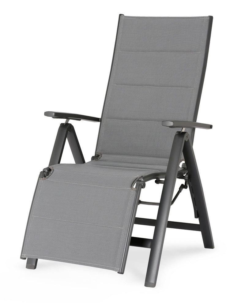 Varese – Multipositions-Entspannungssessel mit Fußstütze