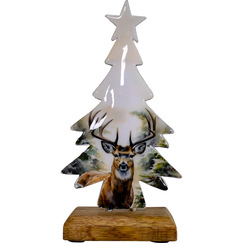 Emaille figuren op voet, 3 assorti