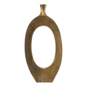 Vaas window metaal goud 24x5x49,5cm