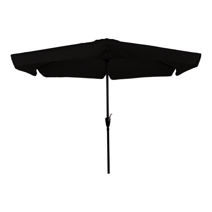 Parasol Gemini zwart Ø3mtr