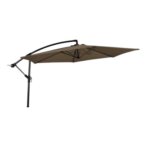 Zweefparasol Gemini taupe Ø3mtr