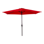 Parasol Gemini rood Ø3mtr
