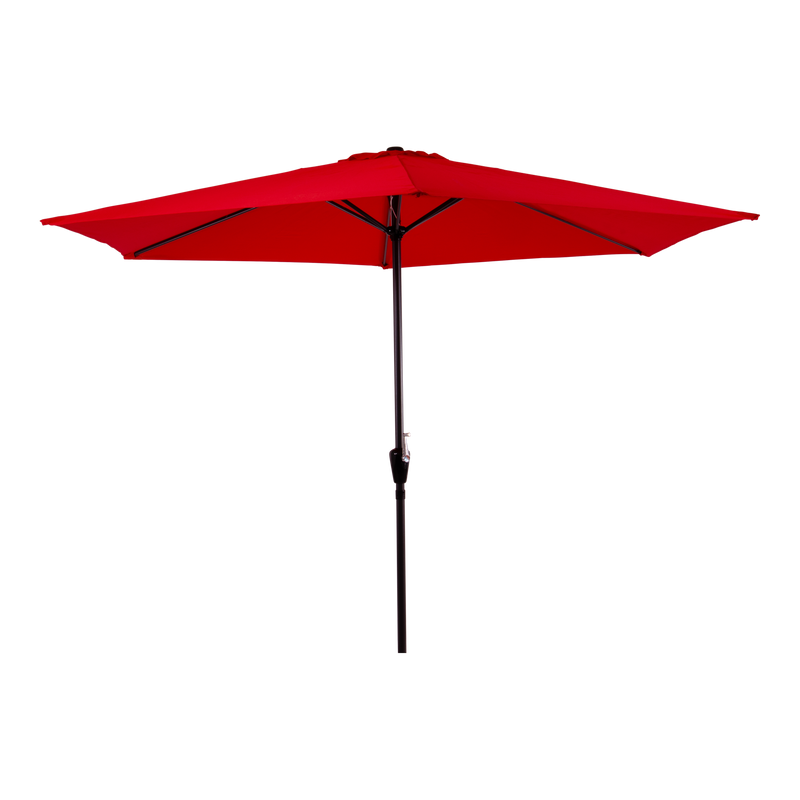 Parasol Gemini rood Ø3mtr