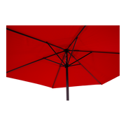 Parasol Gemini rood Ø3mtr
