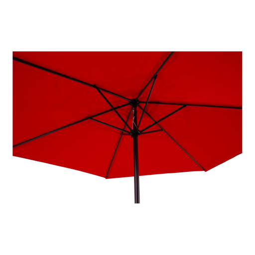 Parasol Gemini rood Ø3mtr