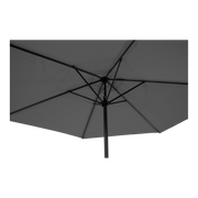 Parasol Gemini grijs Ø3mtr