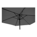 Parasol Gemini grijs Ø3mtr