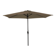Parasol Gemini taupe Ø3mtr