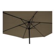 Parasol Gemini taupe Ø3mtr