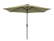 Parasol Gemini olive green Ø3mtr