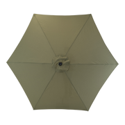 Parasol Gemini olive green Ø3mtr