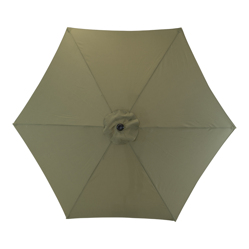 Parasol Gemini olive green Ø3mtr