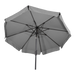 Parasol Libra grijs Ø3mtr