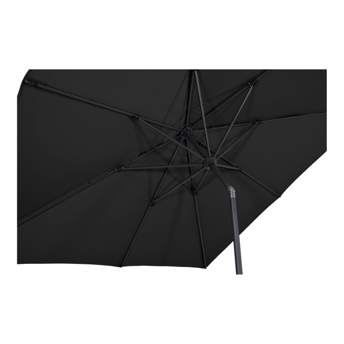 Parasol Libra zwart 2,5x2,5mtr