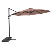Zweefparasol Libra taupe Ø3mtr