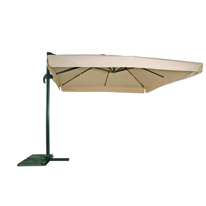 Zweefparasol Virgo ecru 3x3mtr