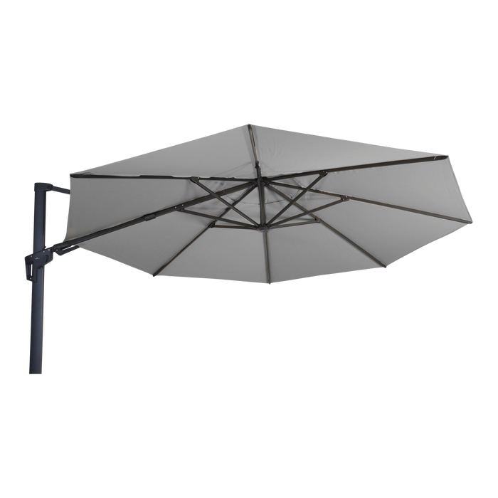 Zweefparasol VirgoFlex grijs Ø3,5mtr