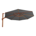 Zweefparasol VirgoFlex houtlook grijs Ø3,5mtr