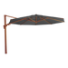 Zweefparasol VirgoFlex houtlook grijs Ø3,5mtr