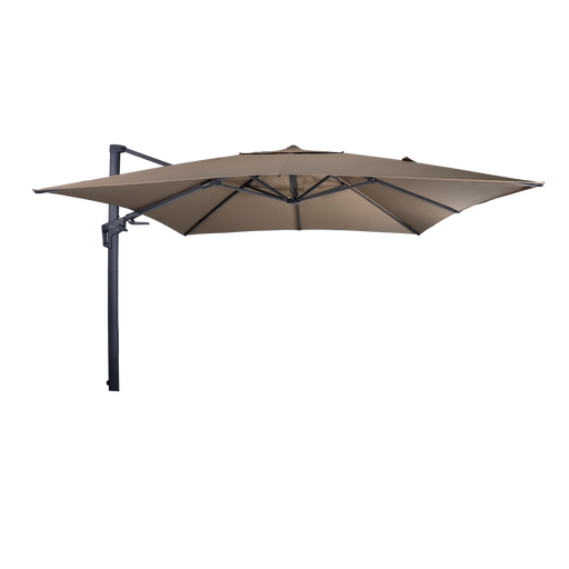 Zweefparasol VirgoFlex taupe 3x3mtr