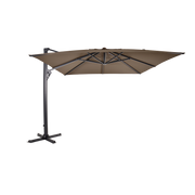 Zweefparasol Taurus taupe 3x3mtr