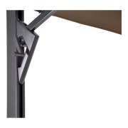 Zweefparasol Taurus taupe 3x3mtr