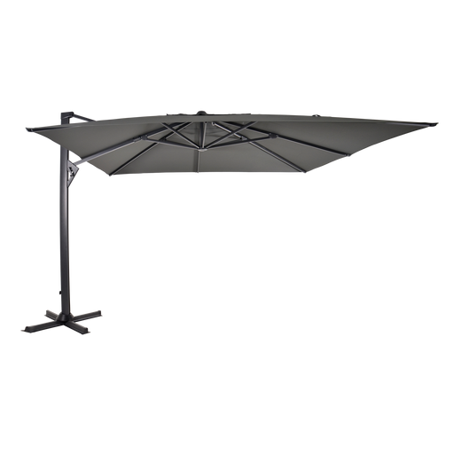 Zweefparasol Taurus grijs 3x4mtr