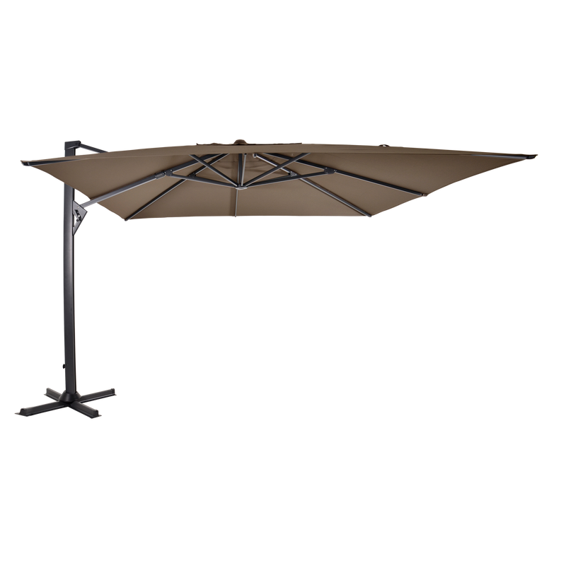 Zweefparasol Taurus taupe 3x4mtr