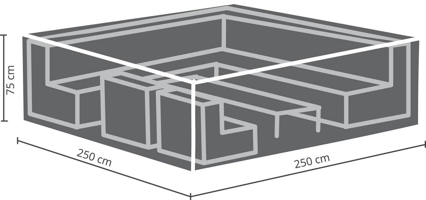 Schutzhülle für Lounge-Sets mittel 250x250x75cm