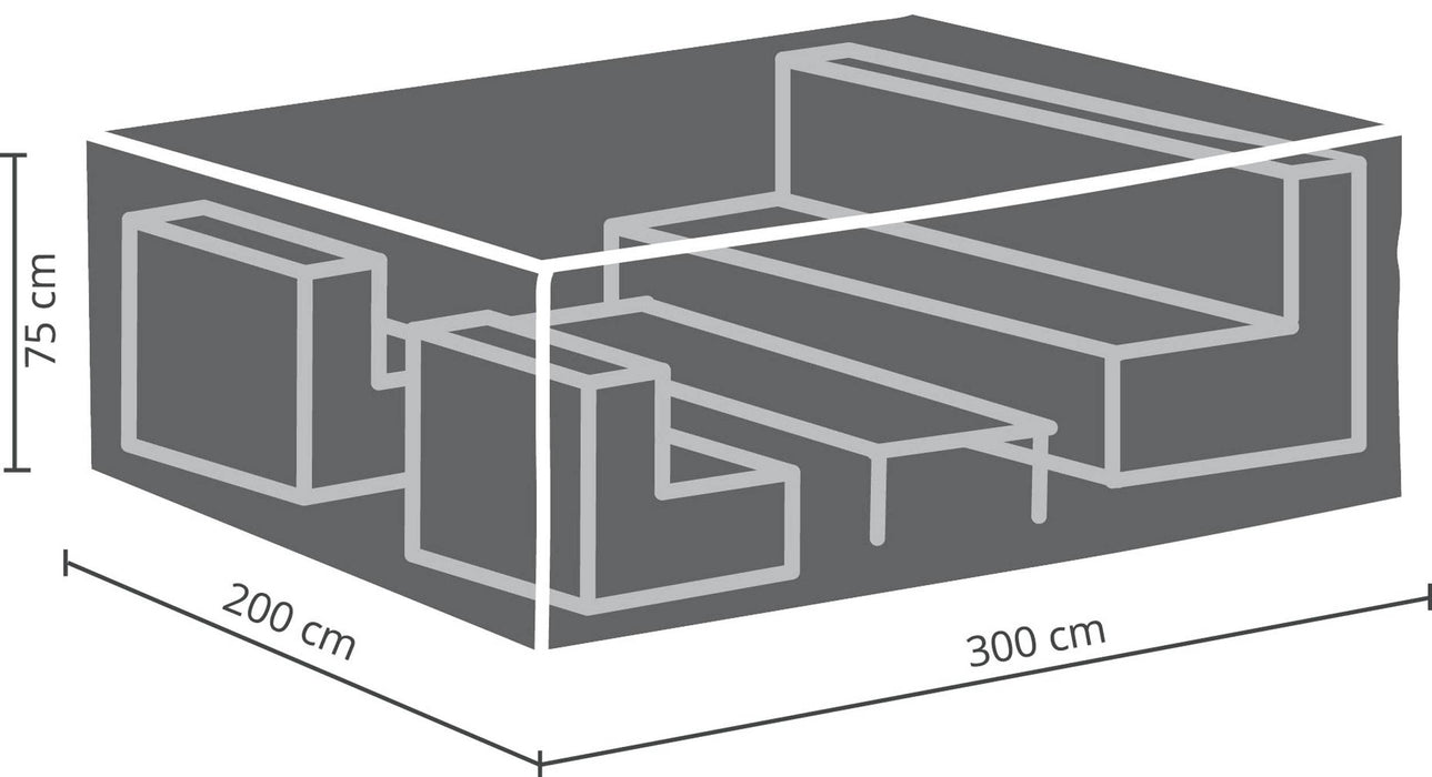 Schutzhülle für Lounge-Sets groß 300x200x75cm