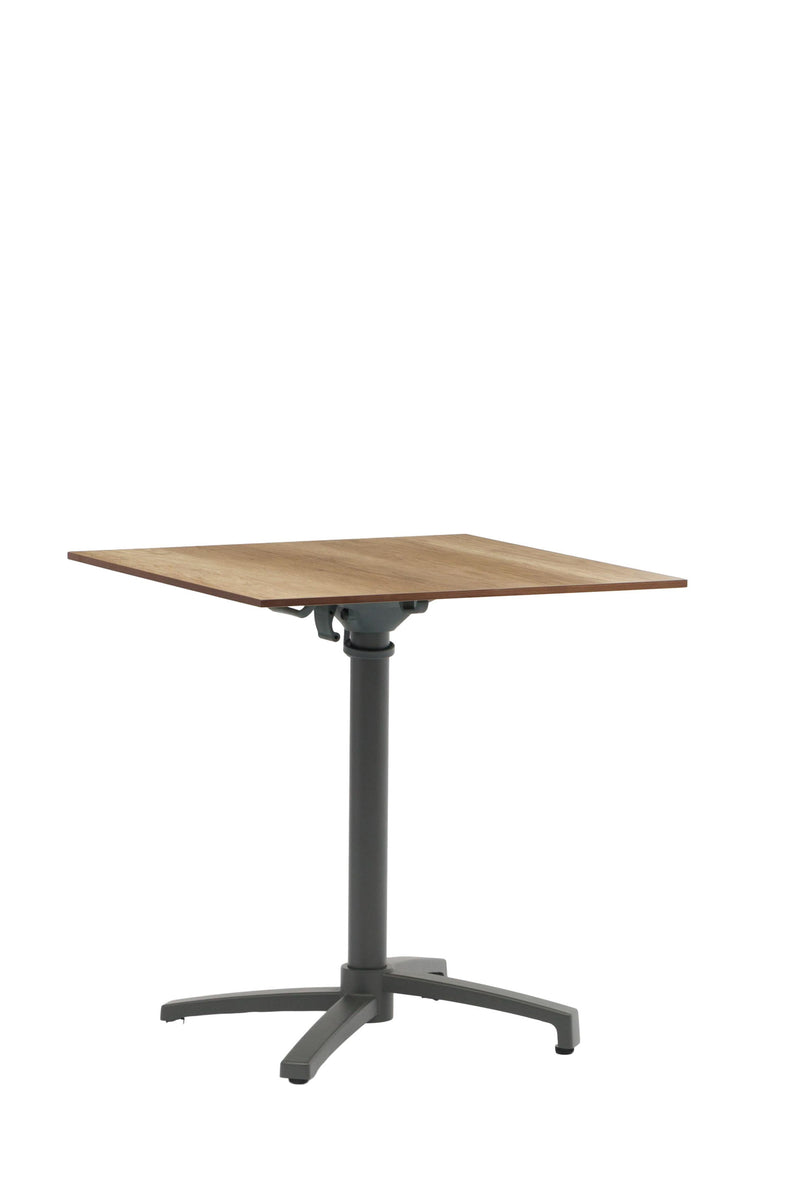 Julia HPL bistro table 70x70cm woodcolor