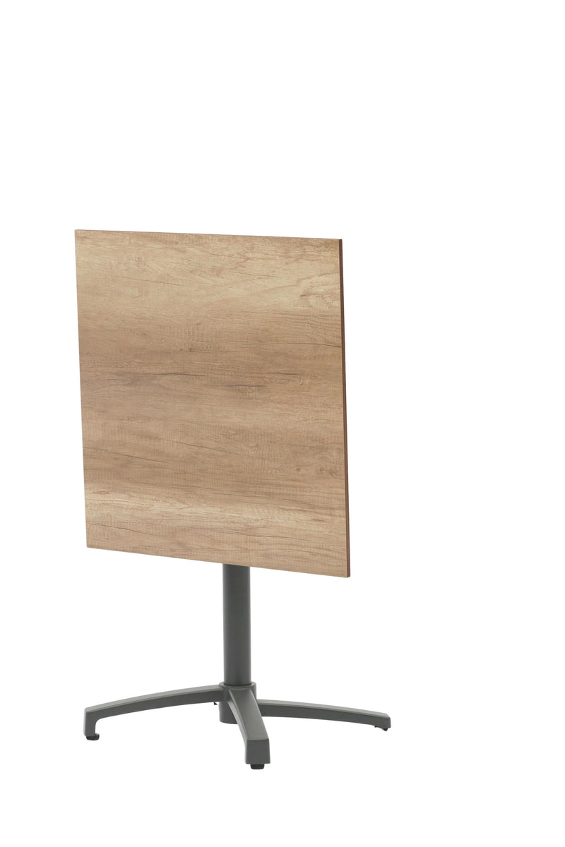 Julia HPL bistro table 70x70cm woodcolor