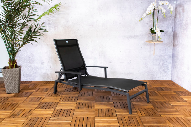 Torino sunlounger