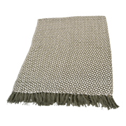 Plaid groen/beige, 125x150cm