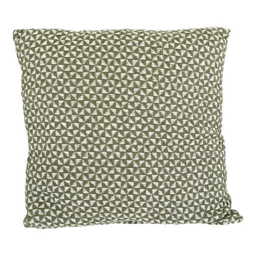 Sierkussen groen/beige 60x60cm