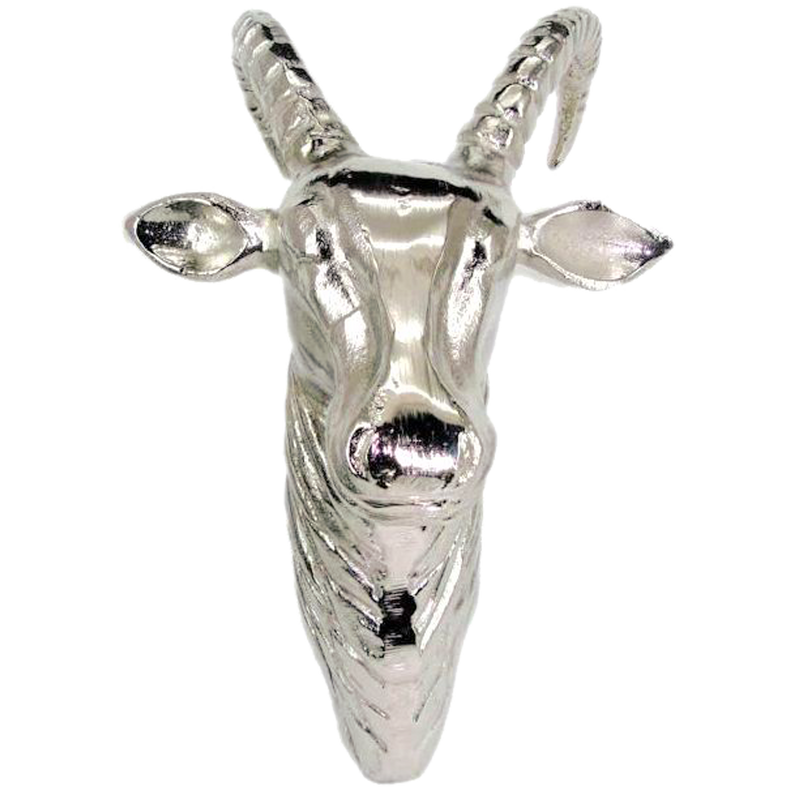 Muurdecoratie Steenbok alu 36x23cm