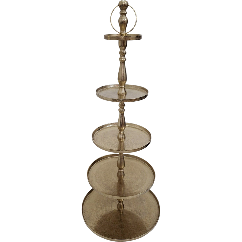 Etagère Brush goud 140cm