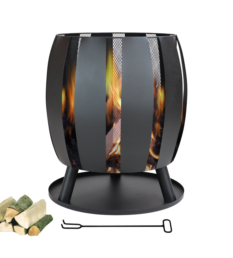 Tulip firepit with ashtray