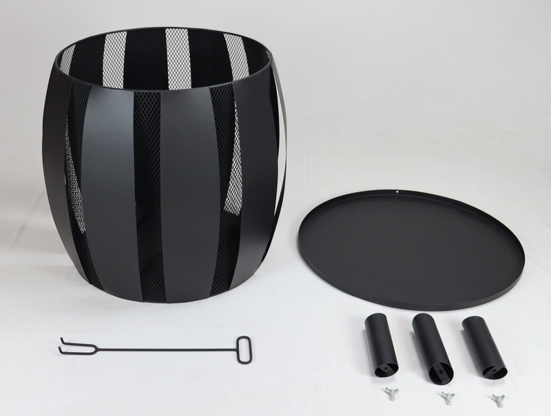 Tulip firepit with ashtray