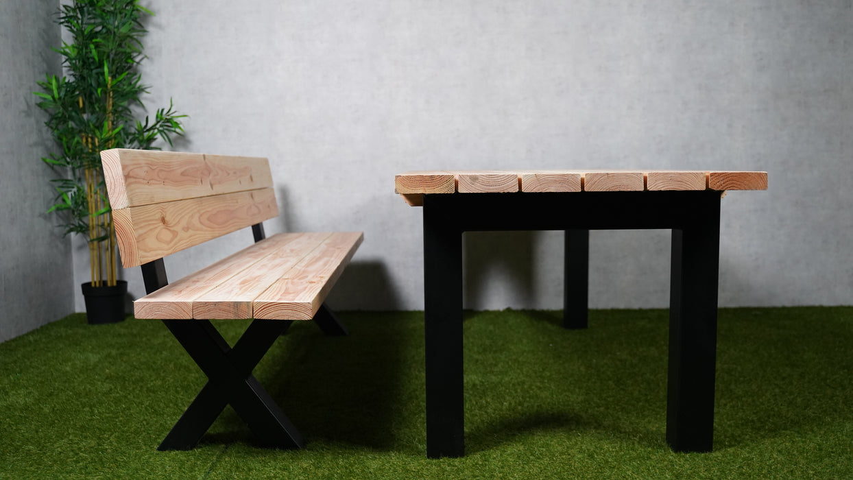 Tuinbank Serena | Douglas/staal | Meerdere maten